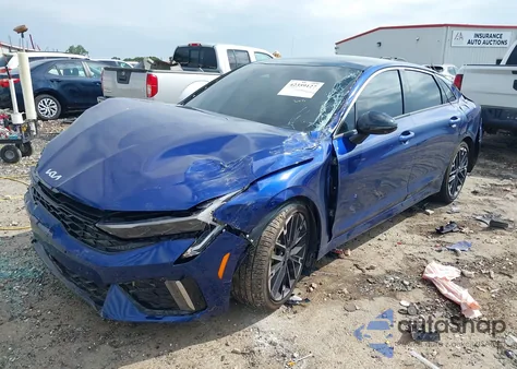 2025 Kia K5 Gt из США, поврежденный, VIN KNAG44J85S5334140